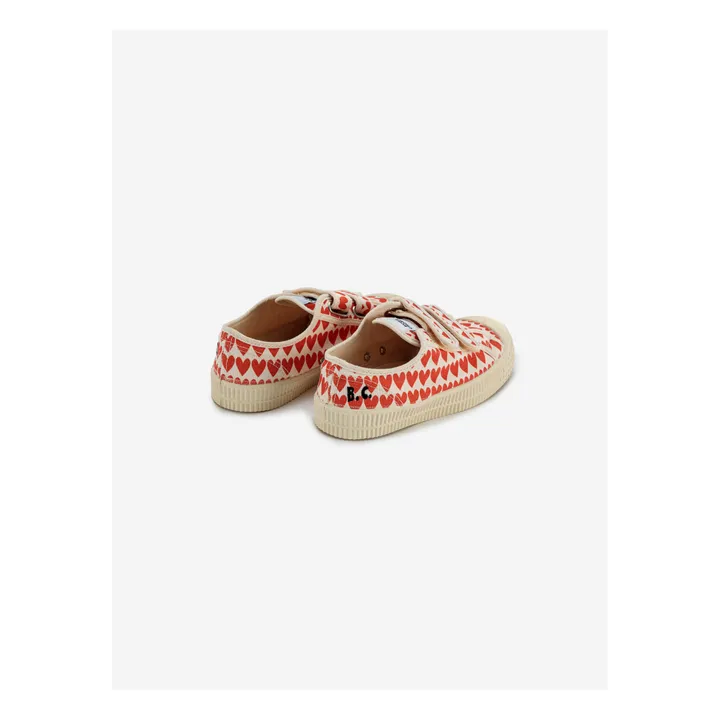 Zapatillas con velcro Corazones | Rojo- Imagen del producto n°4