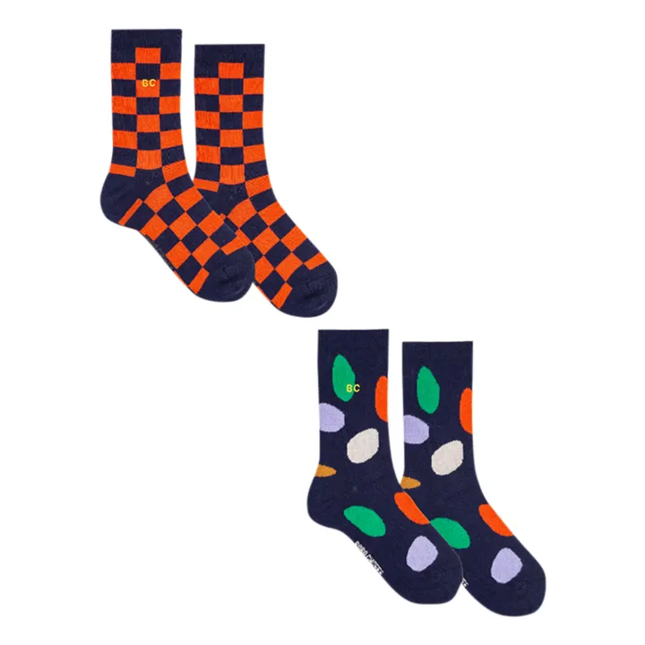 2-Paar-Set Socken - Fun Capsule  | Nachtblau- Produktbild Nr. 0
