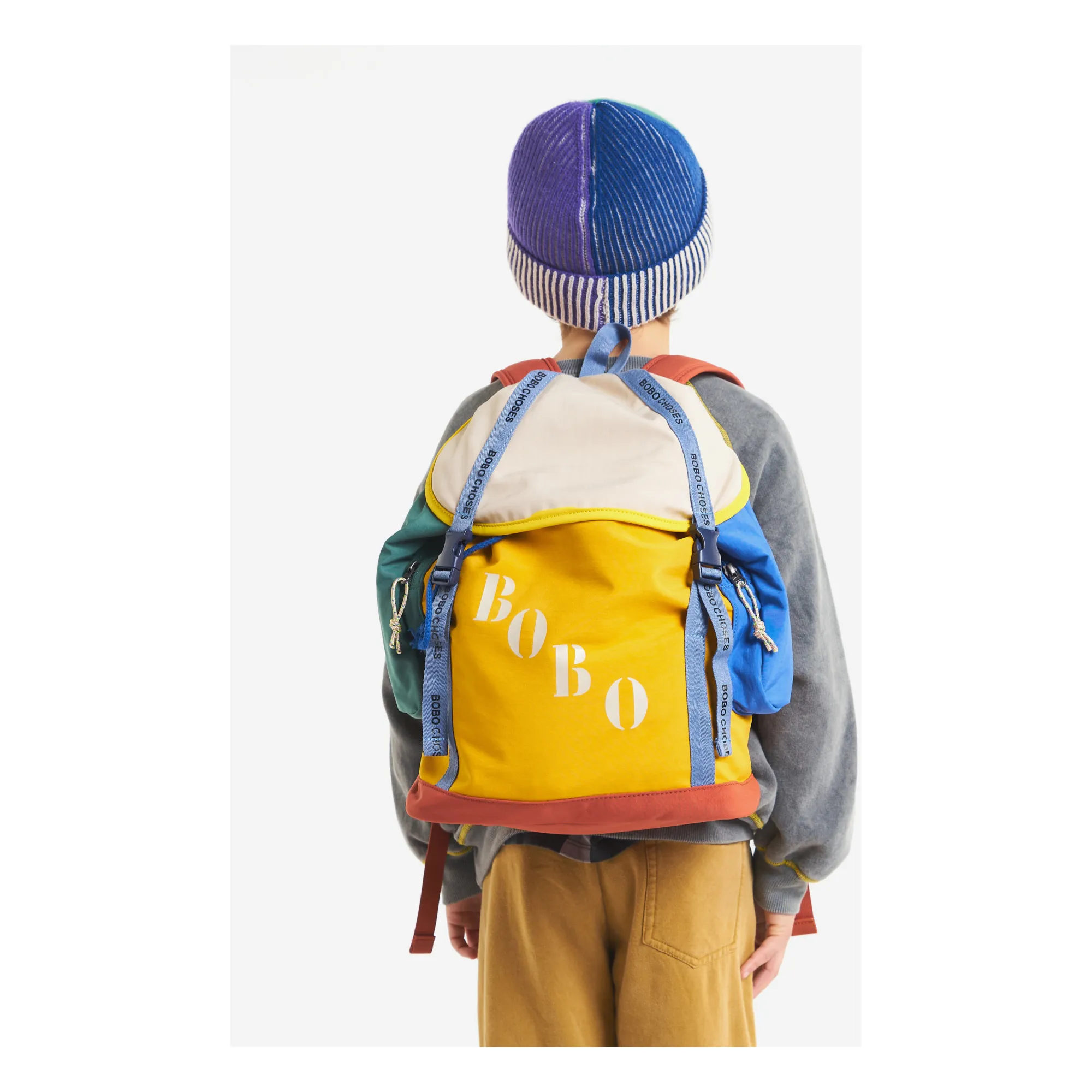 Bobo Choses - Organic Cotton Bobo Backpack - Yellow | Smallable