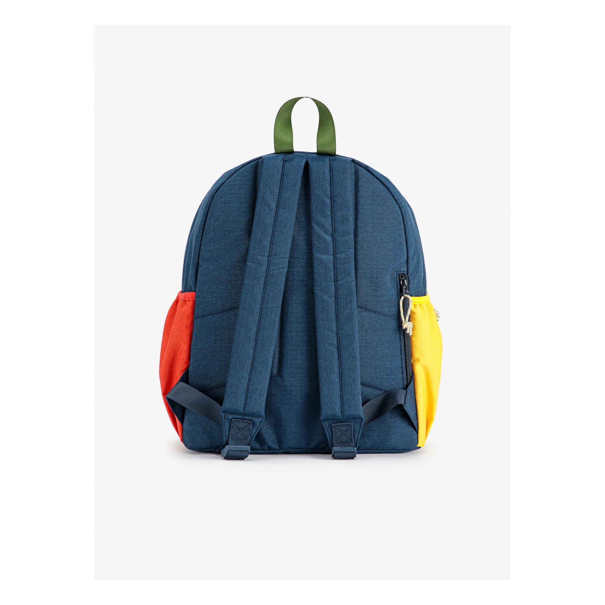 Recycled Polyester Colourblock Backpack | Navy blue- Product image n°6