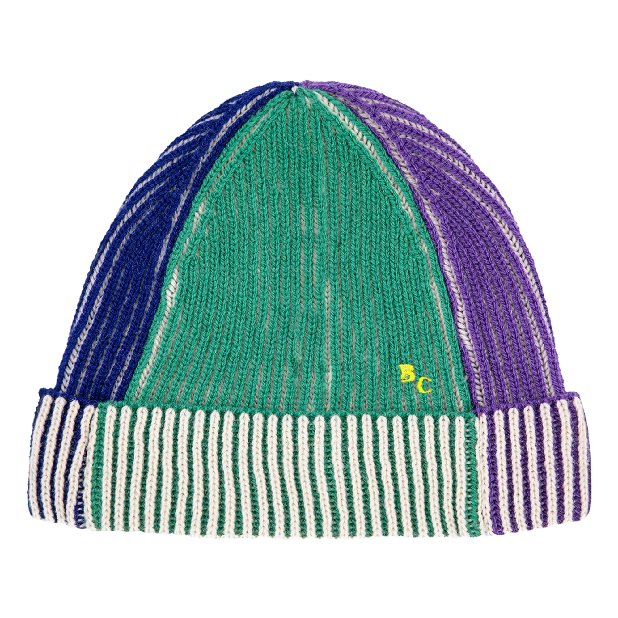 Bobo Choses Blue Ribbed Beanie