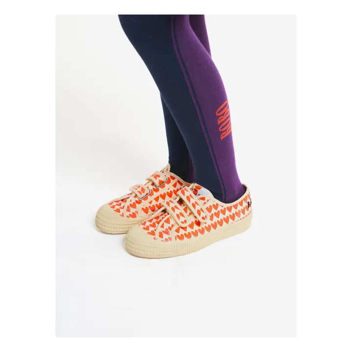 Zapatillas con velcro Corazones | Rojo- Imagen del producto n°1