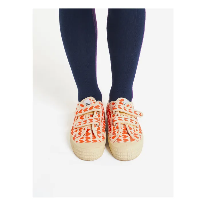Zapatillas con velcro Corazones | Rojo- Imagen del producto n°2