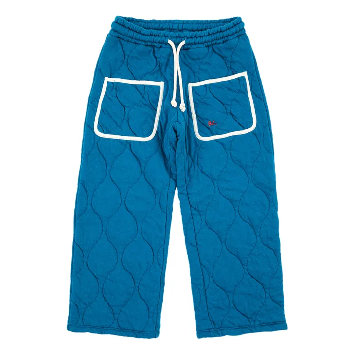 Pantalón acolchado Algodón orgánico | Azul- Imagen del producto n°0