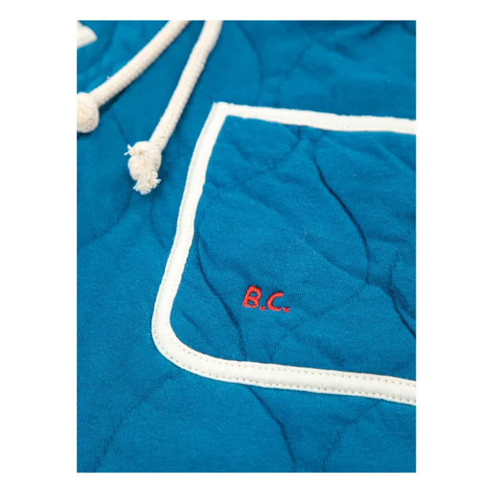 Pantalón acolchado Algodón orgánico | Azul- Imagen del producto n°5