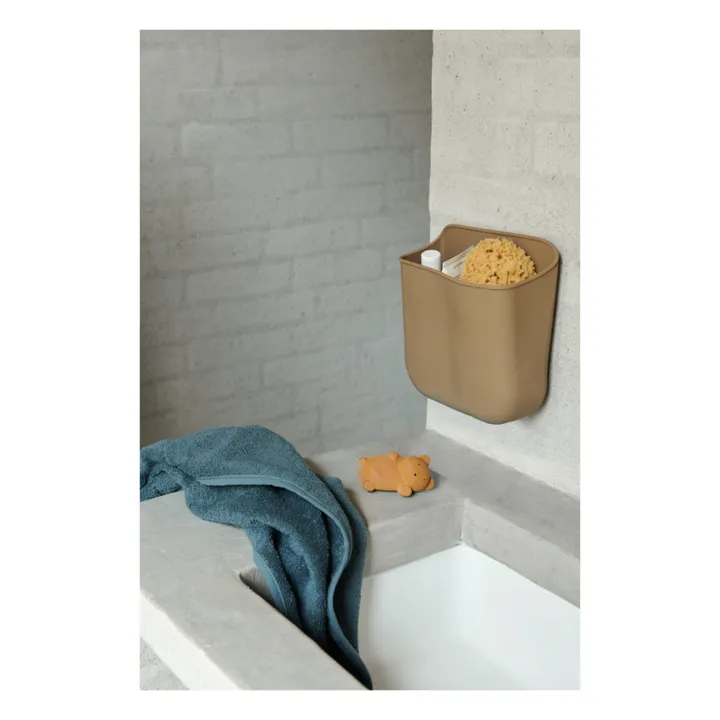 Portaoggetti bagno Moss in silicone | Beige- Immagine del prodotto n°1