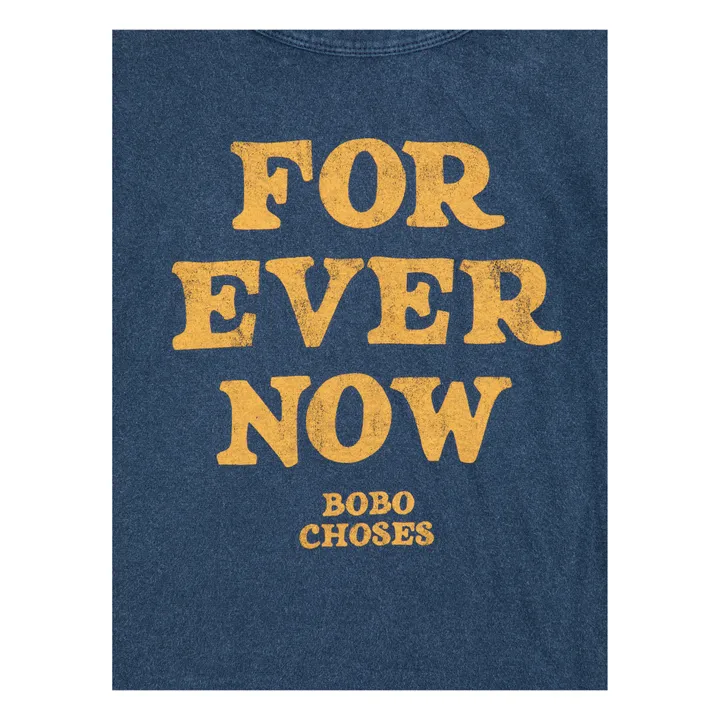 T-Shirt aus Bio-Baumwolle "Forever Now" | Navy- Produktbild Nr. 6