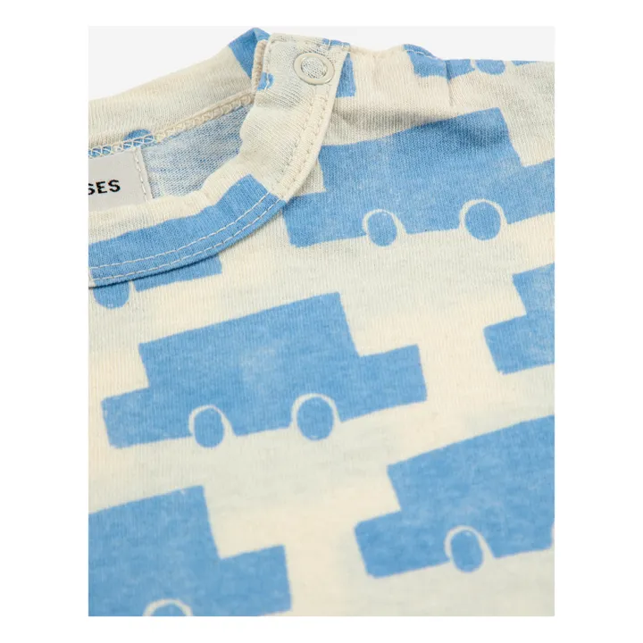 Camiseta Algodón orgánico Coches | Azul- Imagen del producto n°2