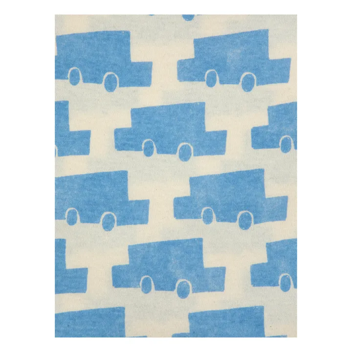 Camiseta Algodón orgánico Coches | Azul- Imagen del producto n°3