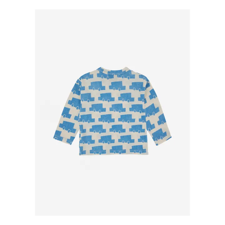 Camiseta Algodón orgánico Coches | Azul- Imagen del producto n°4