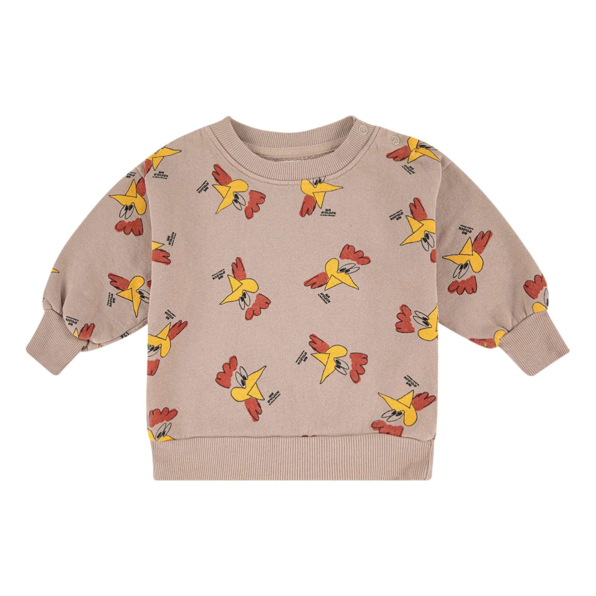 Bobo Choses Sand Organic Cotton Rooster Sweatshirt