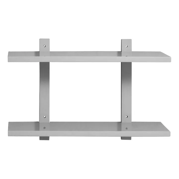 Estantería de 2 niveles Sheo | Gris- Imagen del producto n°0