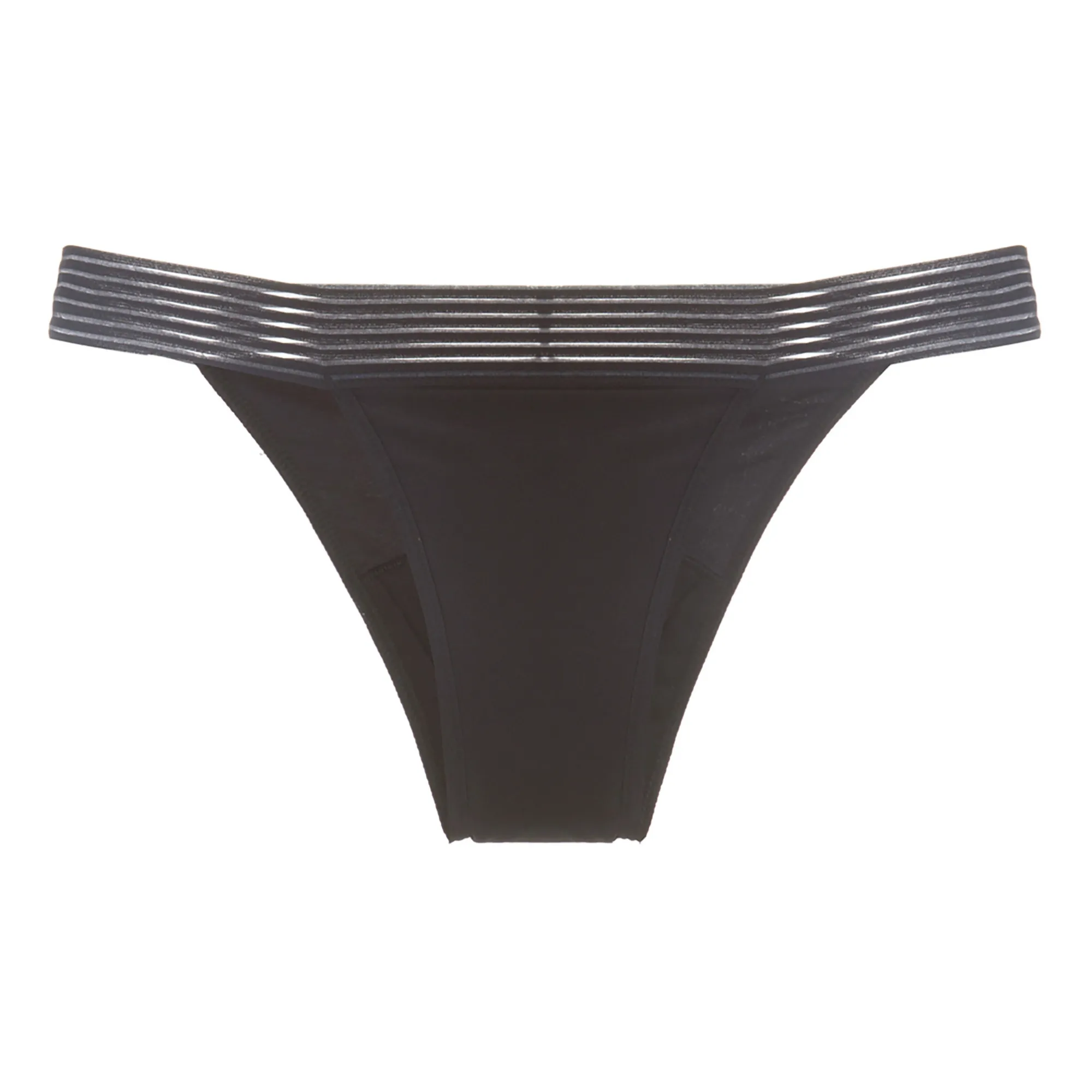 Pantys Black Period Tanga Briefs - Light Flow