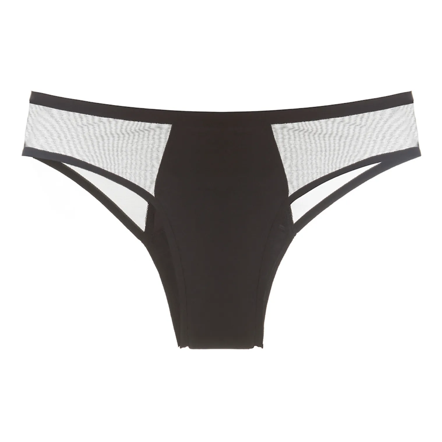 Pantys Black Bikini Period Briefs - Medium Flow