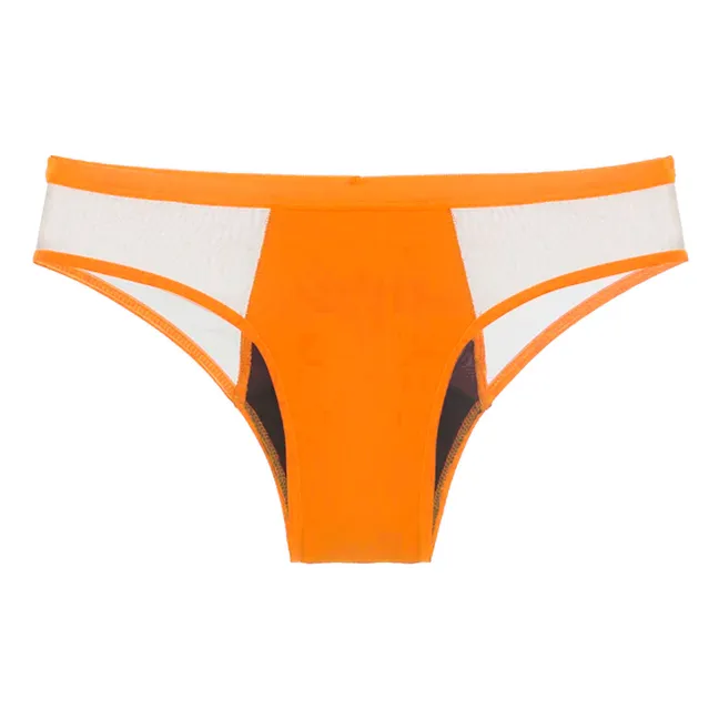 Menstruations-Bikini-Höschen - Mittlerer Fluss | Orange