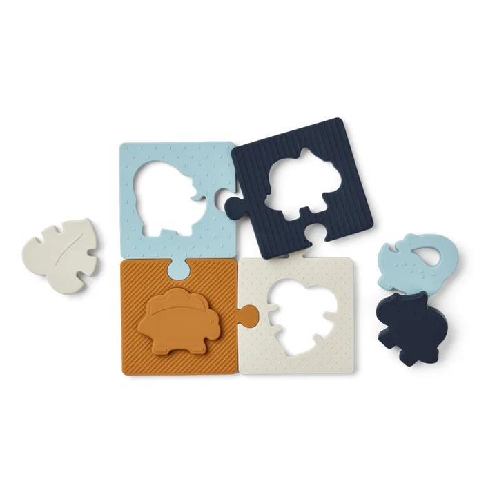 Bodil Silicone Puzzle | Blue- Product image n°1