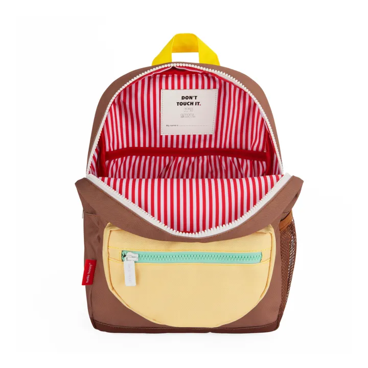 Mini Recycled Polyester Backpack | Chocolate- Product image n°7
