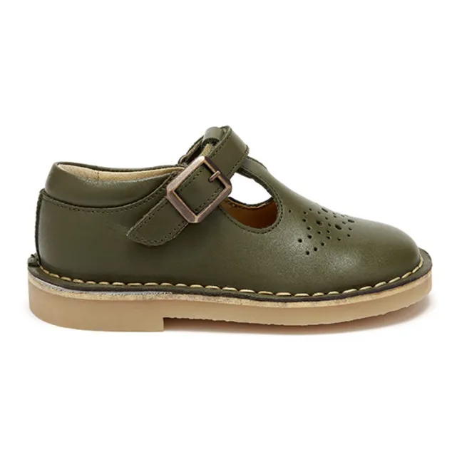 Salomés T-Bar Scratchs Penny | Vert olive
