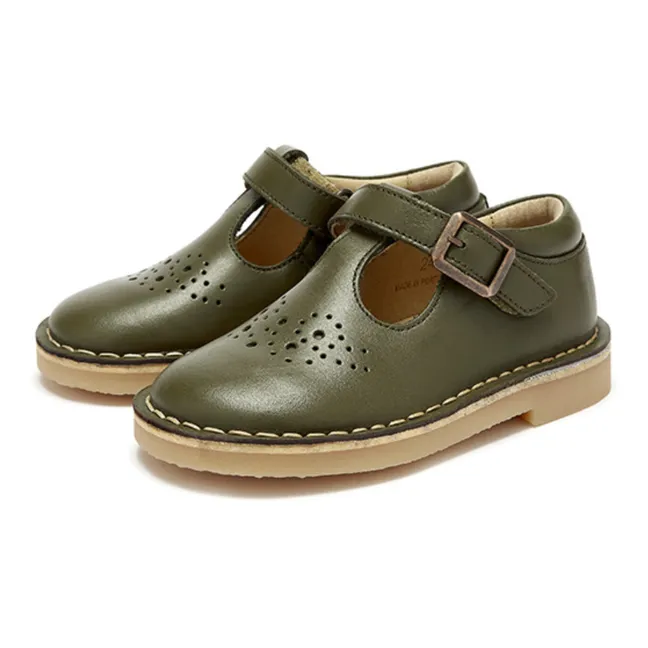 Salomés T-Bar Scratchs Penny | Vert olive