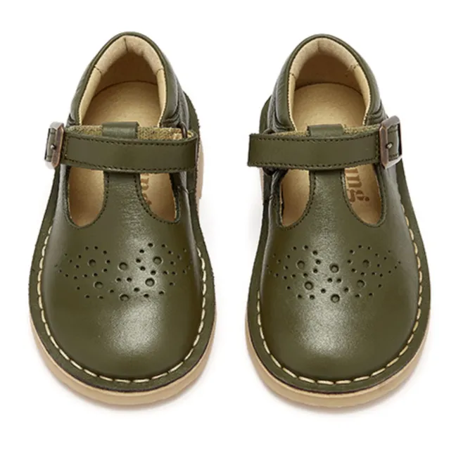 Salomés T-Bar Scratchs Penny | Vert olive