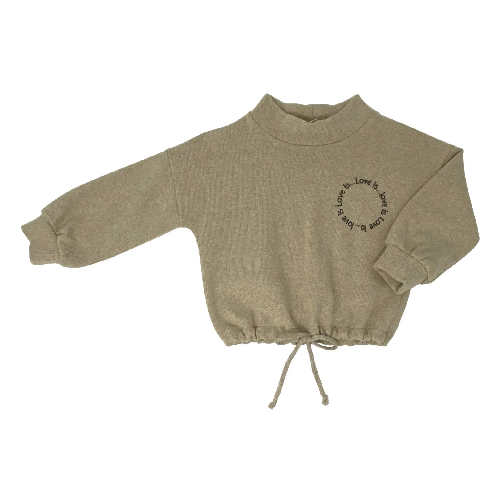 Zhoe & Tobiah Navy Blue Cropped Knit Jumper