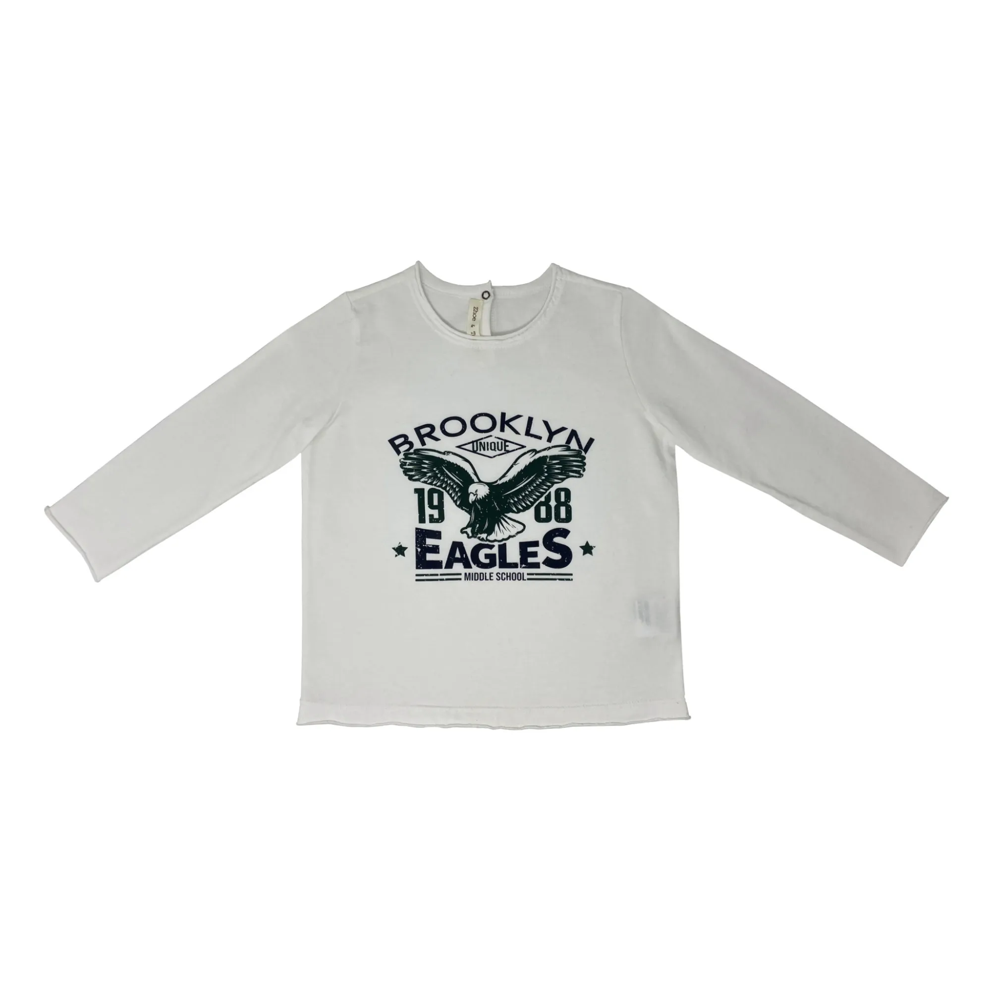 Zhoe & Tobiah Ecru Eagles T-Shirt