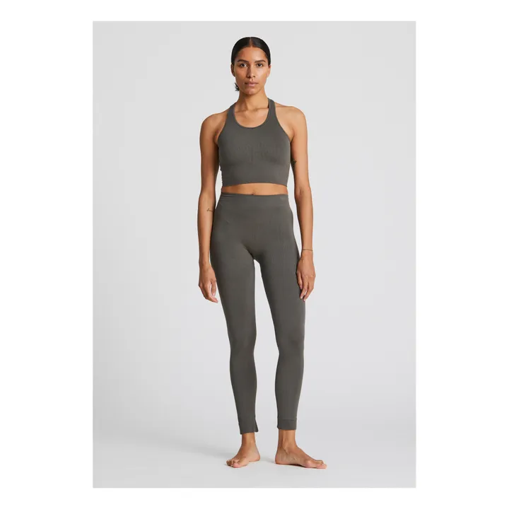 Lena Yoga Leggings | Khaki- Product image n°1