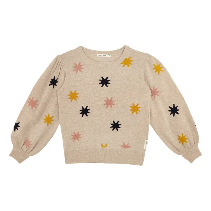 the new society Lena Star Jumper Beige Smallable