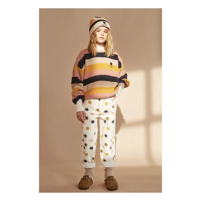 Pull à Rayures Antoinette | Beige