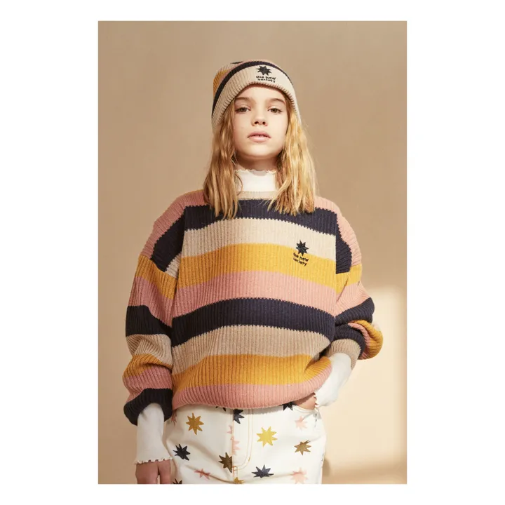 Pull à Rayures Antoinette | Beige- Image produit n°5