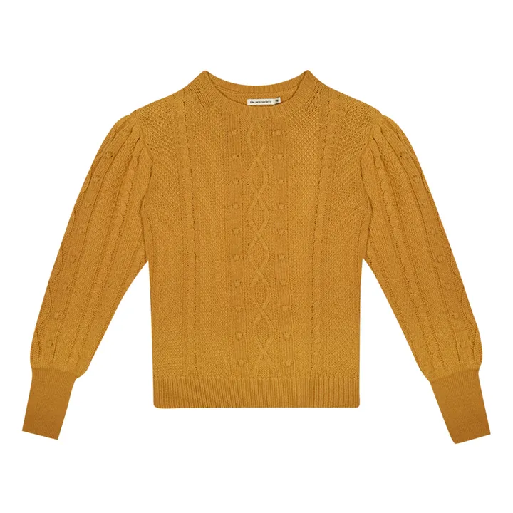 Pull Lourdes | Jaune moutarde- Image produit n°0