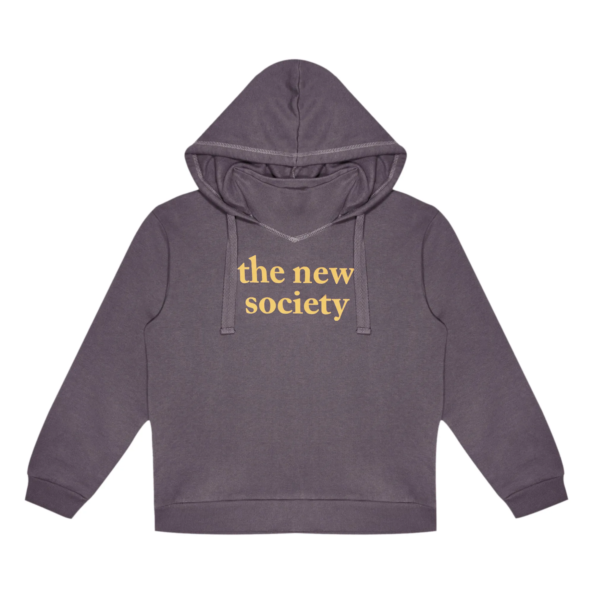 The New Society Plum Flock Logo Hoodie