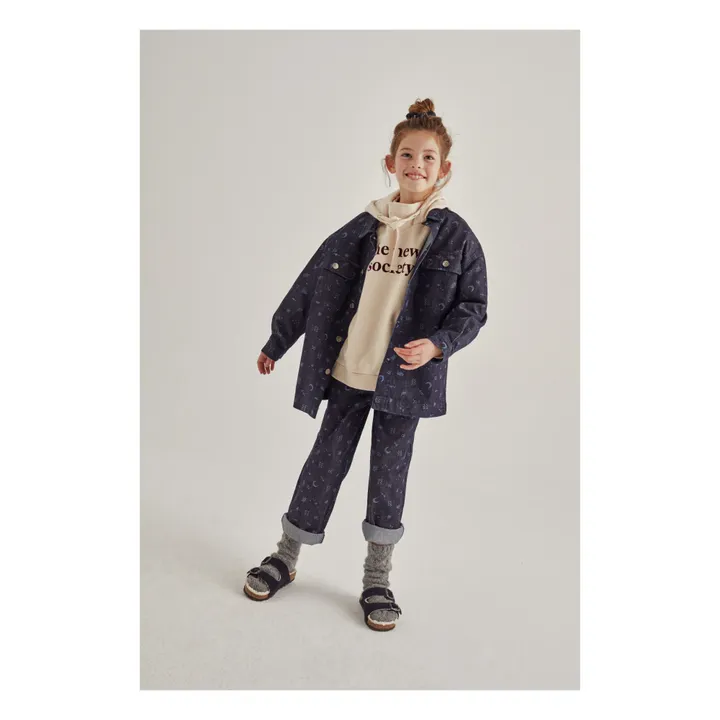 Hoodie Logo Flock | Ecru- Image produit n°2