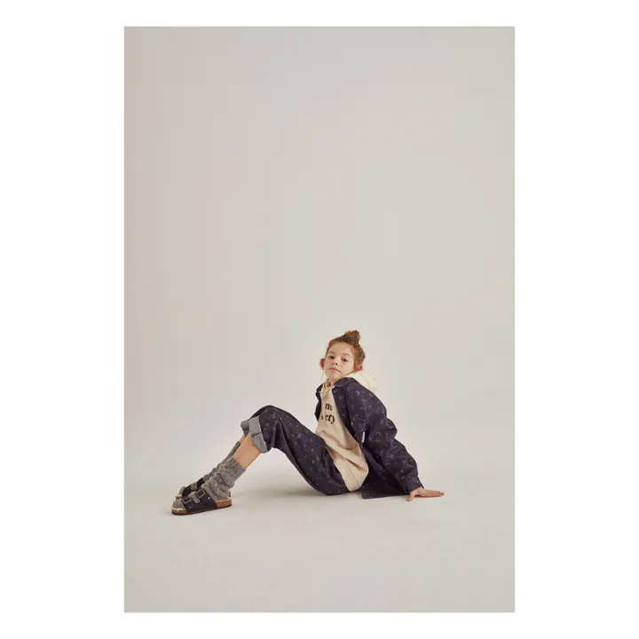 Hoodie Logo Flock | Ecru- Image produit n°3