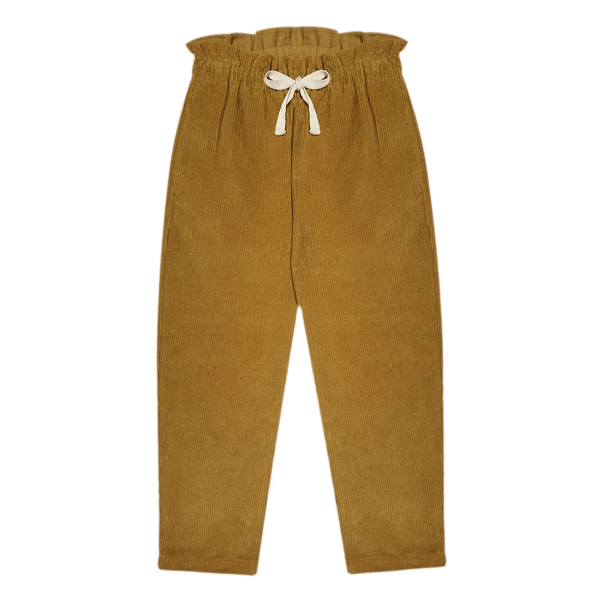 The New Society Olive Green Zoe Organic Cotton Trousers
