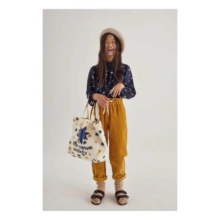 Pantalon Coton Bio Zoe  | Vert olive- Image produit n°1