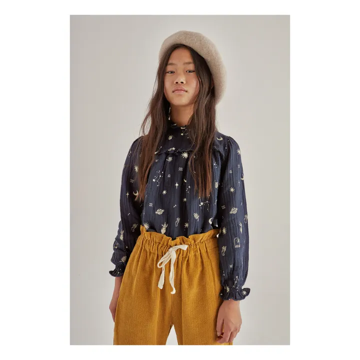 Pantalon Coton Bio Zoe  | Vert olive- Image produit n°2