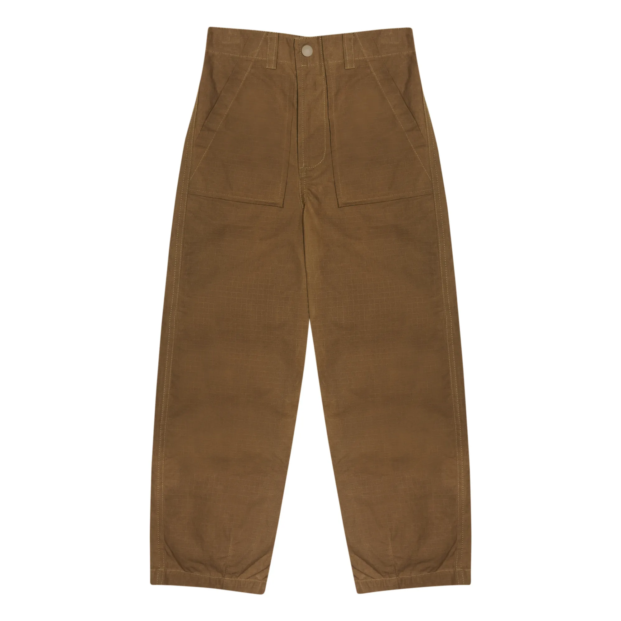 Lenon Organic Cotton Trousers | Brown- Product image n°0