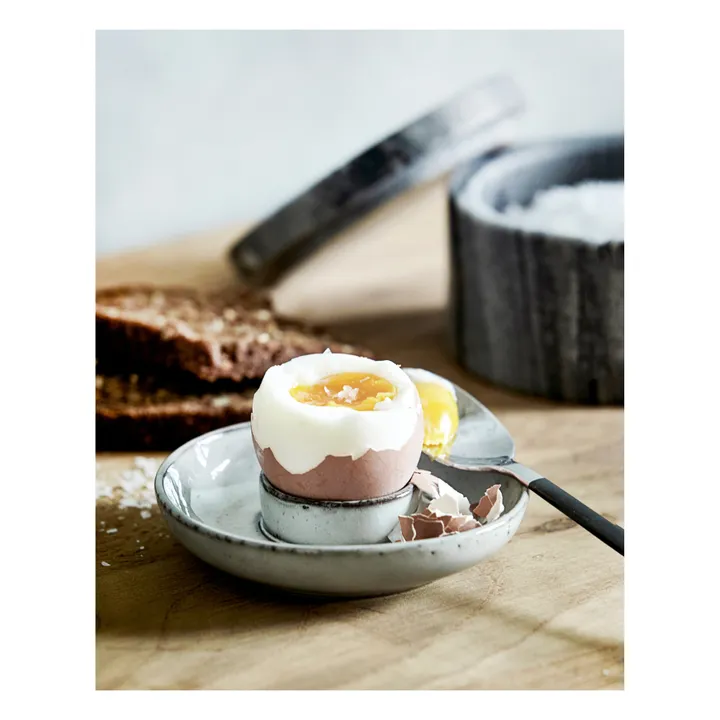 Rustic Egg Cup | Grey blue- Product image n°1