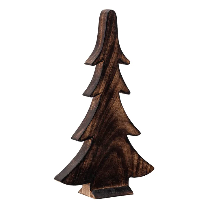Abete decorativo, modello: Jia, in legno | Marrone scuro- Immagine del prodotto n°2