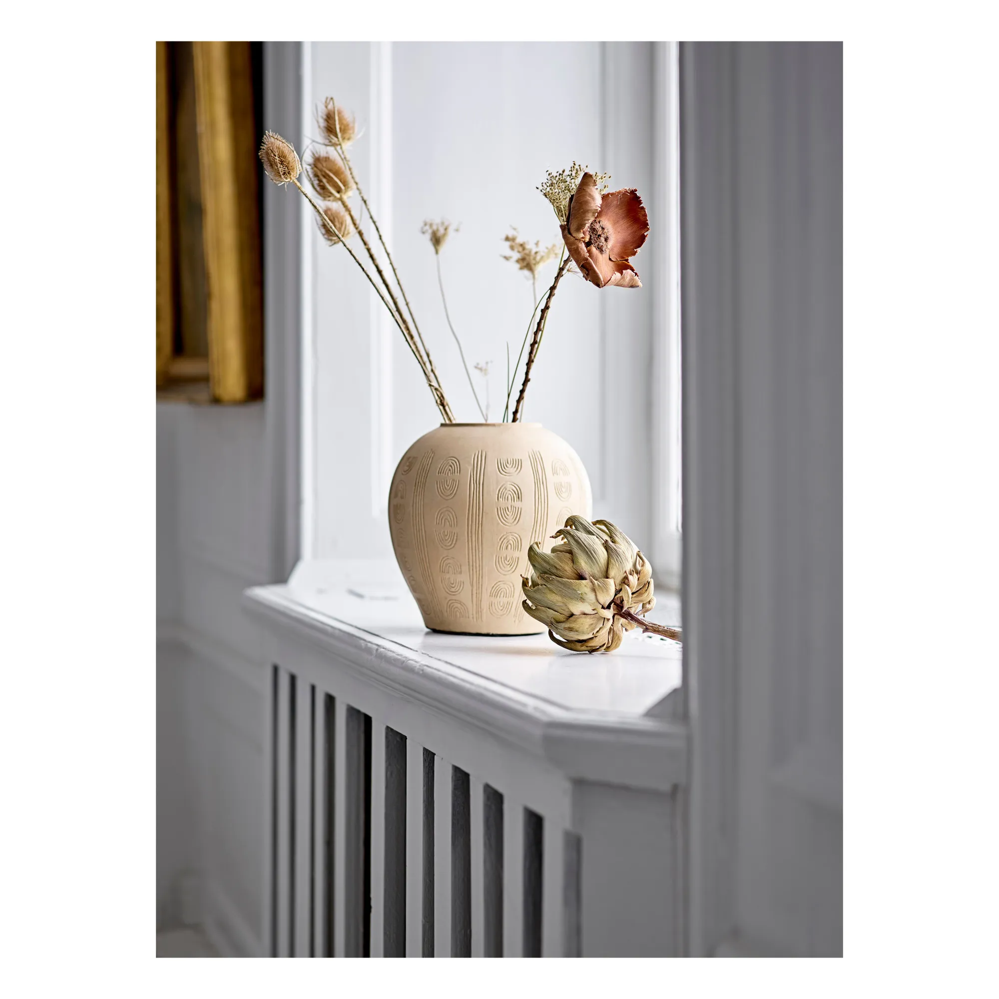 Bloomingville - Vase décoratif Taym en terre cuite (Bloomingville) - Image 1