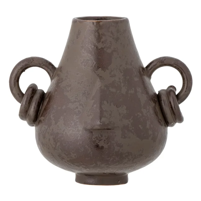 Tarun Decorative Ceramic Jar | Brown