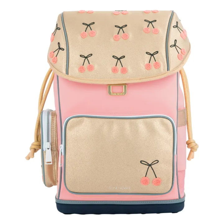 Ergomaxx Cherry Pompom Backpack | Gold- Product image n°0