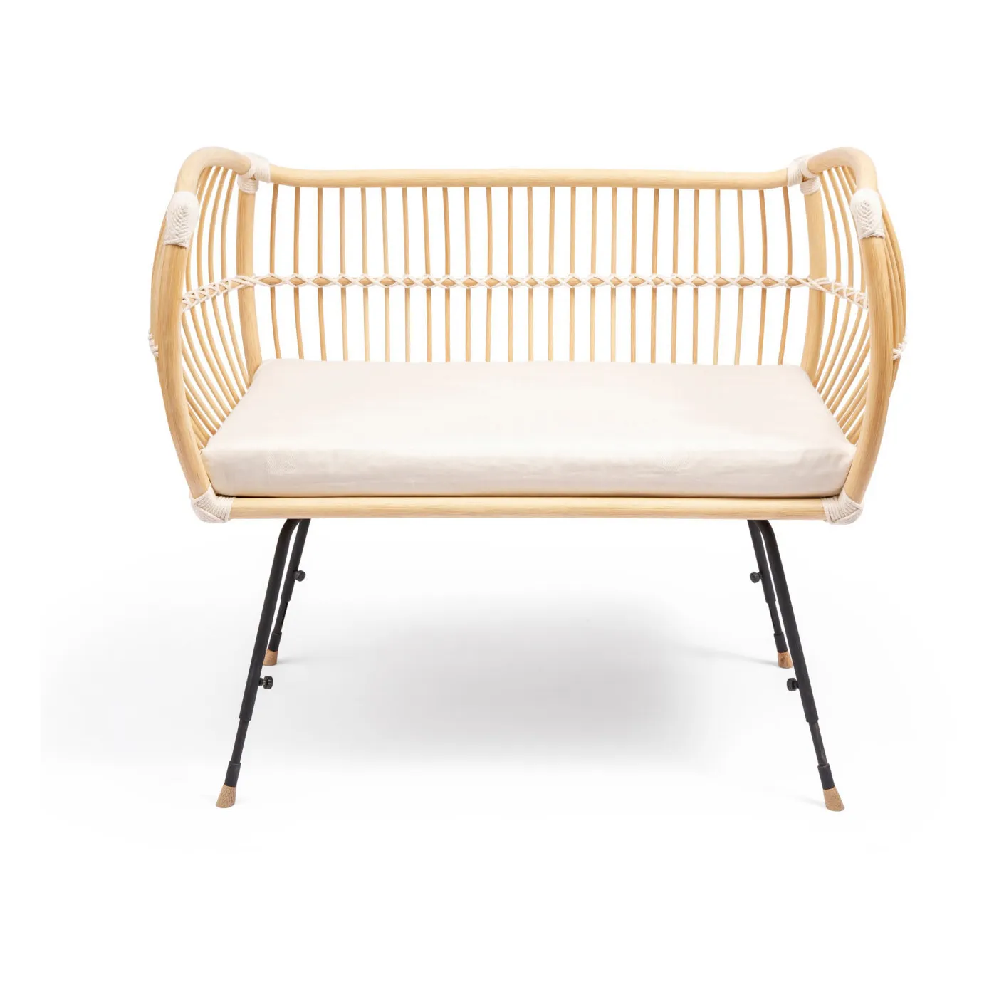 Berceau cododo Martha en rotin - Liens coton- Image produit n°0