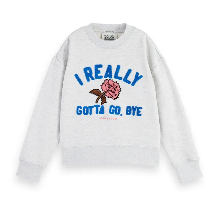 Varsity Sweatshirt | Heather grey- Product image n°0