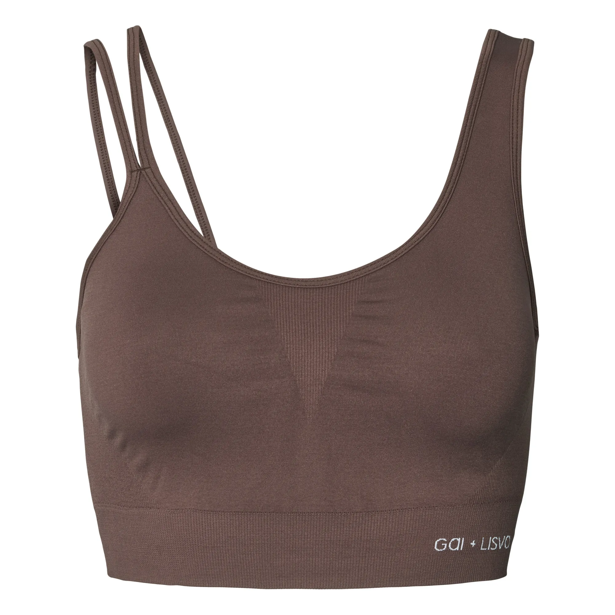 Gai+Lisva Plum Sally Yoga Crop Top
