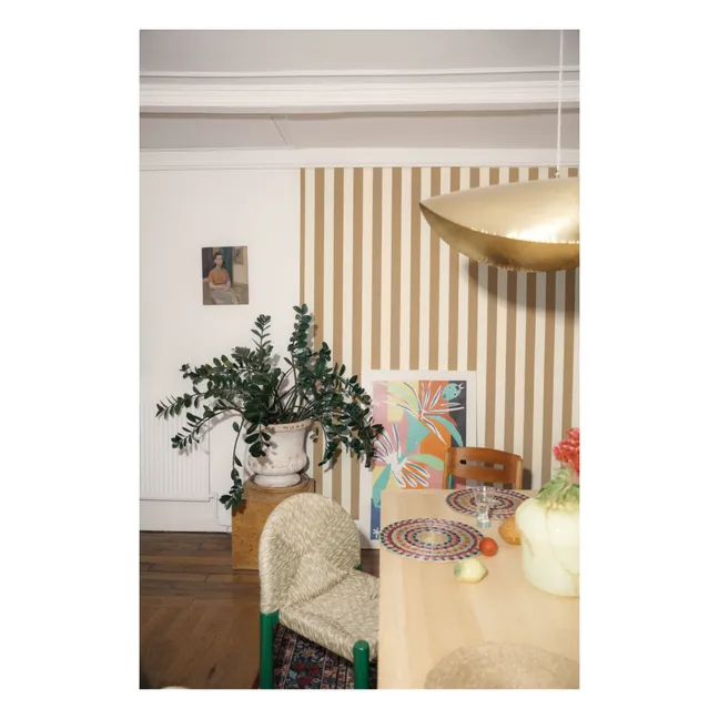 Rollo de papel pintado Octave | Dorado