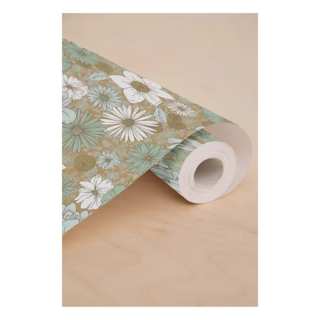 Rouleau de papier-peint Paloma | Vert d'eau