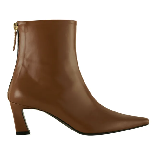 Bottines à talons | Caramel