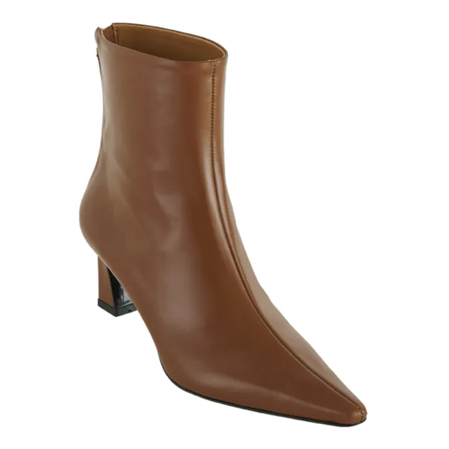 Bottines à talons | Caramel